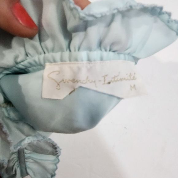Givenchy true Vintage light blue sleep gown robe made in the US size medium - Picture 3 of 10
